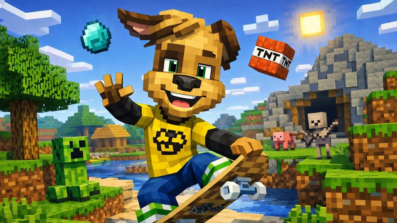 Барбоскины Нейросеть 15 Серия 2 Сезон Дружок попал в Minecraft