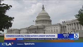 House passes bill to end history-making shutdown
