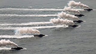 AAV7水陸両用装甲車・大規模上陸演習 (第31海兵遠征部隊)