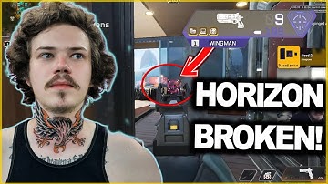 Lou shows Why HORIZON is META in predator lobby - Lou Destroyed Predator Lobby in APEX LEGENDS