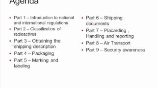 Shipping Radioactives By Air & Ground Online Course Preview