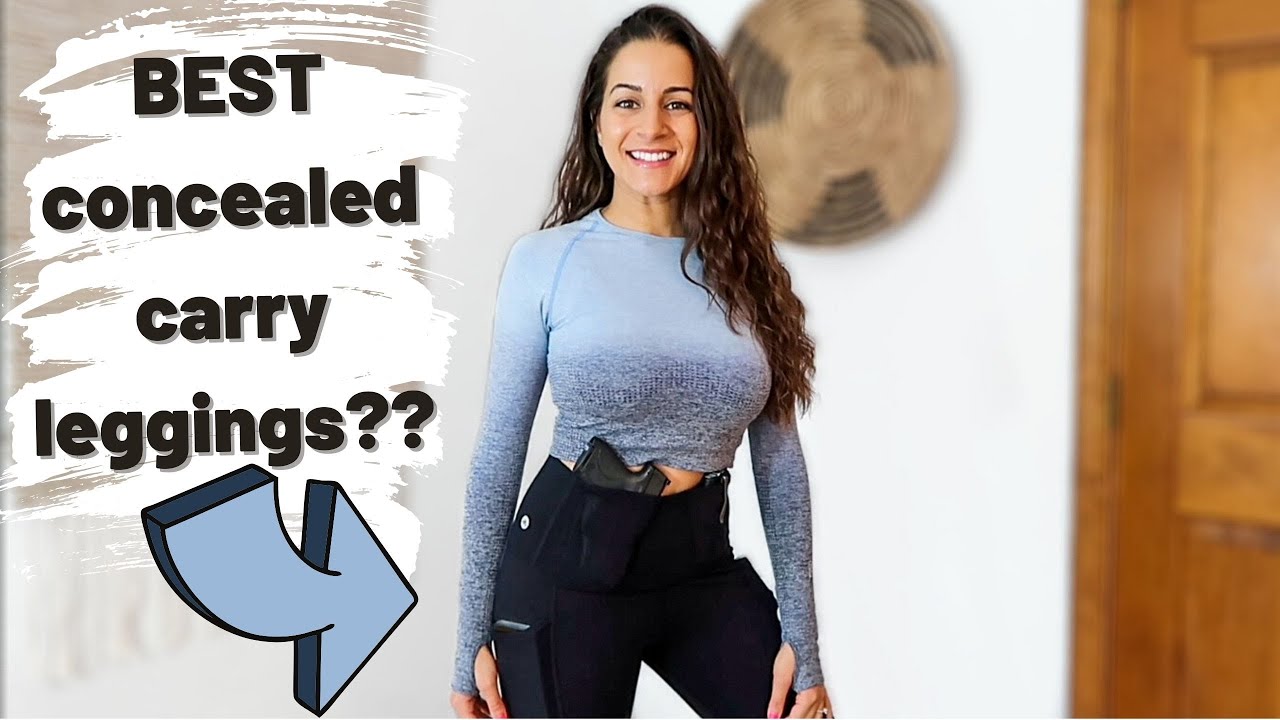 Best Concealed Carry Leggings Alexo Athletica Concealed Carry Legging Review Youtube