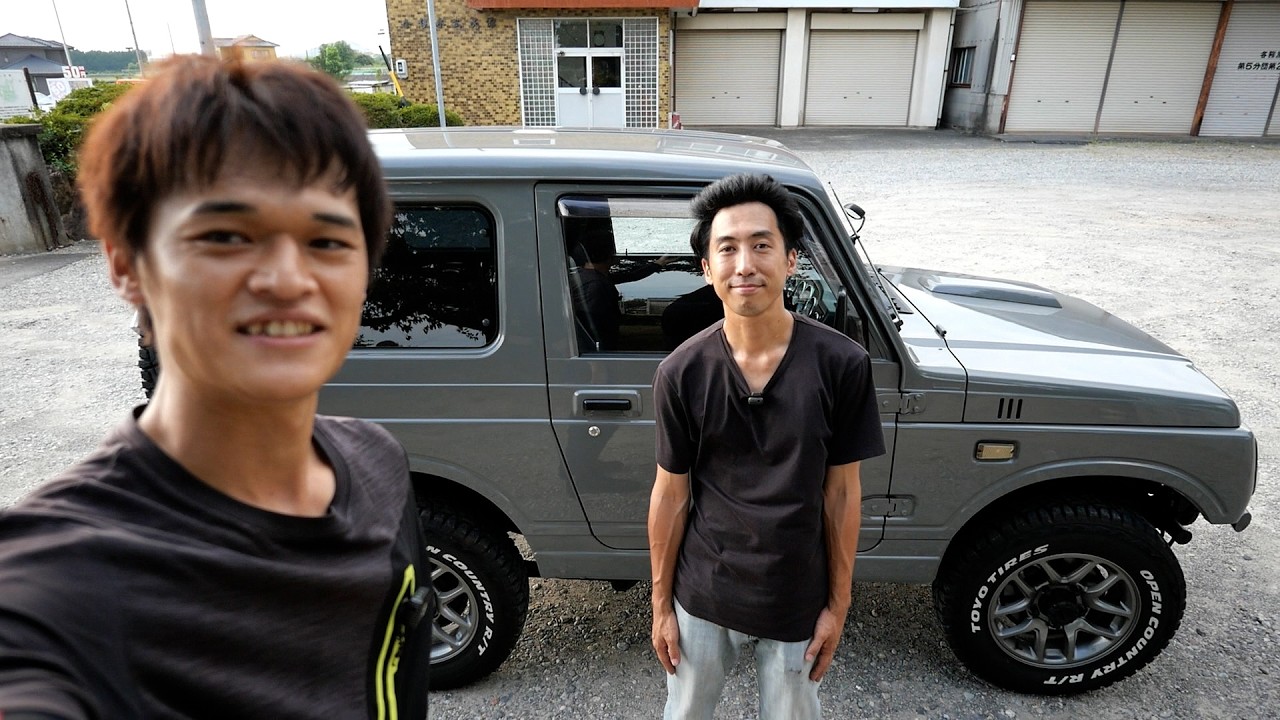 シュンヤさんが来た！！ジムニーについて色々わからないことを聞いてみたら学びの連続だった。
