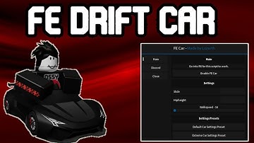 [FE] ROBLOX Drift Car | Script Showcase
