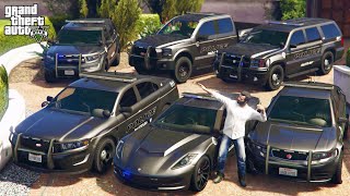 GTA 5  Stealing Paleto Bay Sheriff Department Vehicles with Michael! | (GTA V Real Life Cars #88)