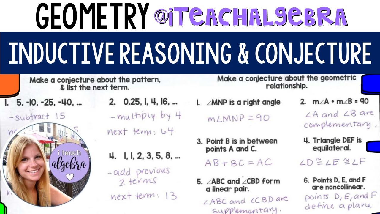 Geometry - Inductive Reasoning, Conjecture, and Counterexamples - YouTube