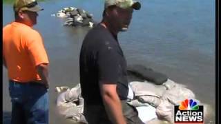 Homes Underwater From Flood