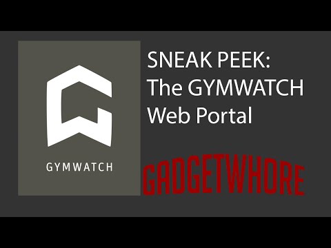 Gymwatch Sensor Web Portal Sneak Peek