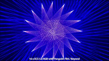 ECS / Pangolin - Demo using 16x 6W laser on a circle with FB4