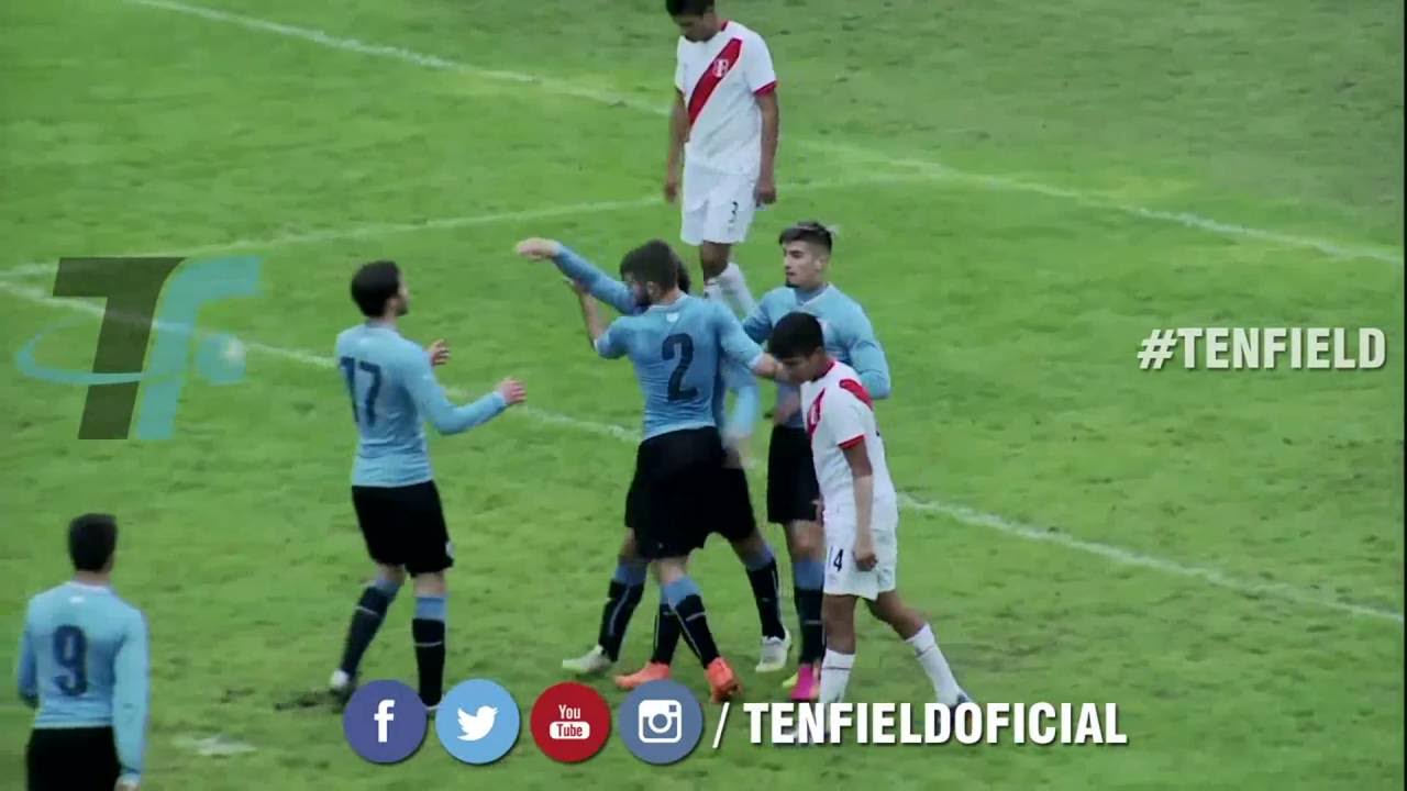 #Sub20 | Amistoso internacional | Uruguay 4 - 0 Perú | 16/6/16 fútbol de guatemala