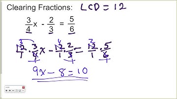 Clearing Fractions