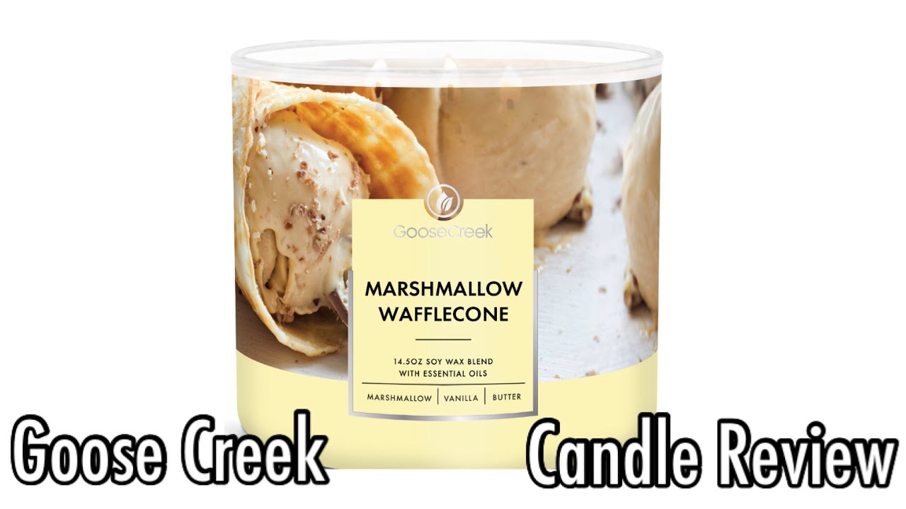 Goose Creek Candle Review|| Marshmallow Waffle Cone🧇