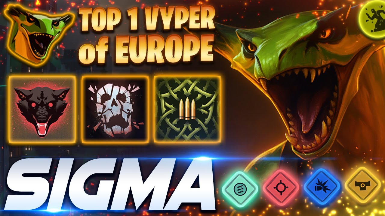 Sigma Vyper TOP 1 of EUROPE - Deadlock Pro Gameplay & Guides [Watch & Learn]