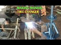 How to make manual tire changer
