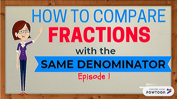 Comparing Fractions with Common Denominators