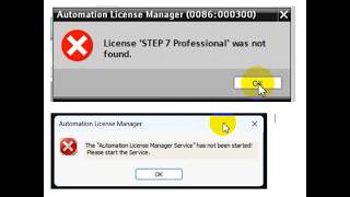 Fix Error Automation License Manager, License Step 7 Was not Found Win 11 TIA Instal ALM V6.2 SP4. Fix Error Automation License Manager, License Step 7 Was not Found Win 11 TIA Instal ALM V6.2 SP4.