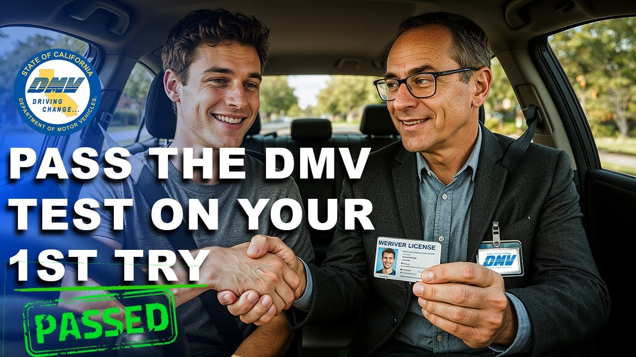 📢 How to PASS the California DMV Permit Test on Your FIRST TRY (2025 ...