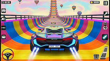 Mega Ramp Car Stunts – Impossible Sky Road Racing | Car Stunt Game 2025 | Android Gameplay