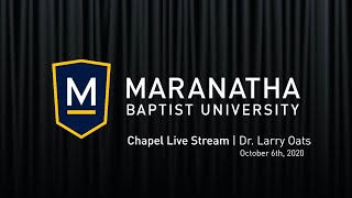 Details Dr. Larry Oats | October 6th, 2020 News