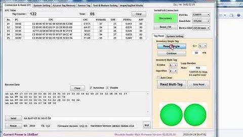 SYSIoT RFID Manufacturer UHF Demo Testing Overview