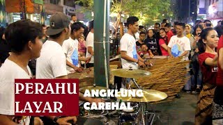 Perahu Layar Versi Angklung // Cover Angklung Carehal ~ Angklung Malioboro Yogyakarta