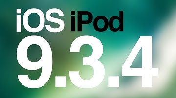 How to Update to iOS 9.3.4 iPod touch
