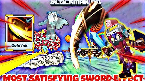 PLAYING BEDWARS WITH MOST SATISFYING SWORD EFFECT 😆