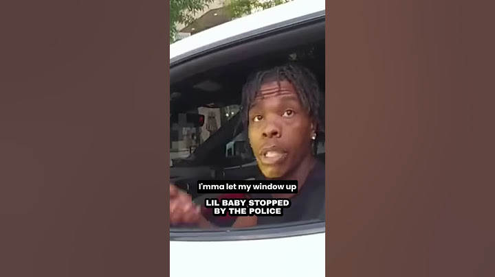 Lil Baby Stopped By The Police