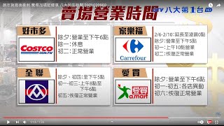 辦年貨最後衝刺 賣場加碼延優惠 八大民生新聞 2021020903