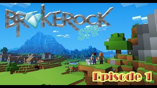 Minecraft - BrokeRock - Episode 1 - Flowers and Graveyards