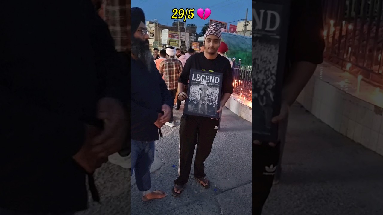 Candle March 💔 justice for sidhu moosewala 