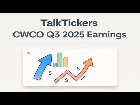 Consolidated Water Q3 2025 Earnings Beat Sparks 7.7% Stock Surge