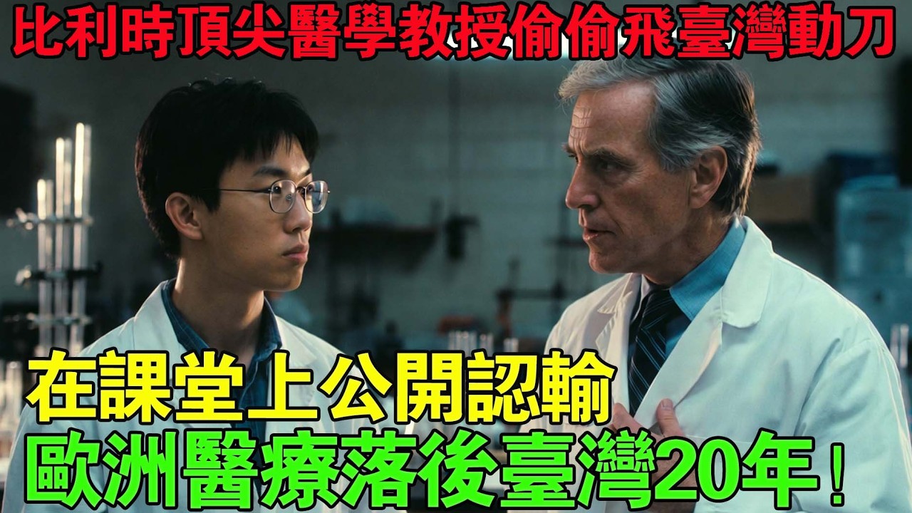 比利時醫學教授偷偷飛來台灣開刀，回國後在課堂上說的話讓全班醫學生震驚：「我們歐洲醫療落後台灣至少20年！」