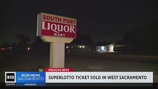 SuperLotto ticket sold in West Sacramento wins $18 million