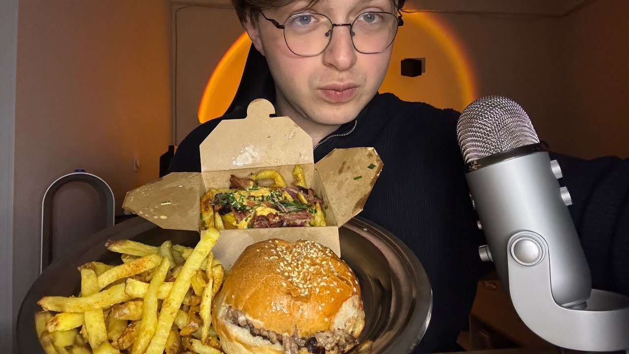 ASMR Degustation de burger