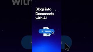 This AI tool turns blog links into documents #gammaai #aitools #presentation