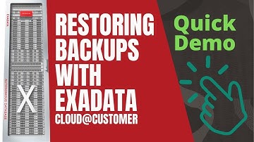 ExaCC: Restoring a database on Exadata Cloud @ Customer