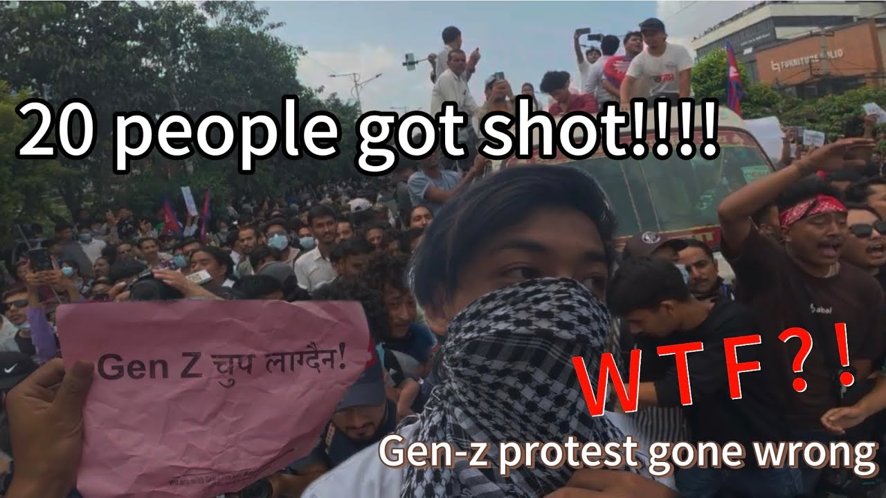 8th sep? 20 students killed unformed by Nepali police🤬🤬 ?politics|Corruption|GenZ|Aaryanrai|Vlog10