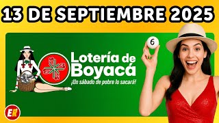 Resultados Loteria De Boyaca Hoy 13 De Septiembre De 2025