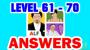 Icontrivia : Celebrity Level 61 - 70 - All Answers - Walkthrough ( By DINS )