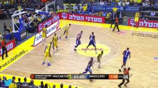 Errick Mccollumın 8 Üç Sayı Isabeti Bulduğu 31 Sayılık Müthiş Maccabi Maçı Performansı