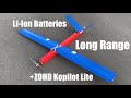 Long Range FPV Aircraft + ZOHD Kopilot Lite and Li-Ion Batteries (Experimental Airlines Style) (HD)