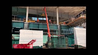 Glazing at Gioia22 construction site, Milan, with SPX532