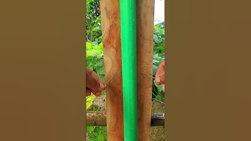 Genius... So Easy to Secure Pipes to the Wall with Wire!