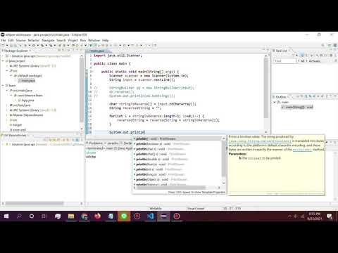 Reverse String Program in Java
