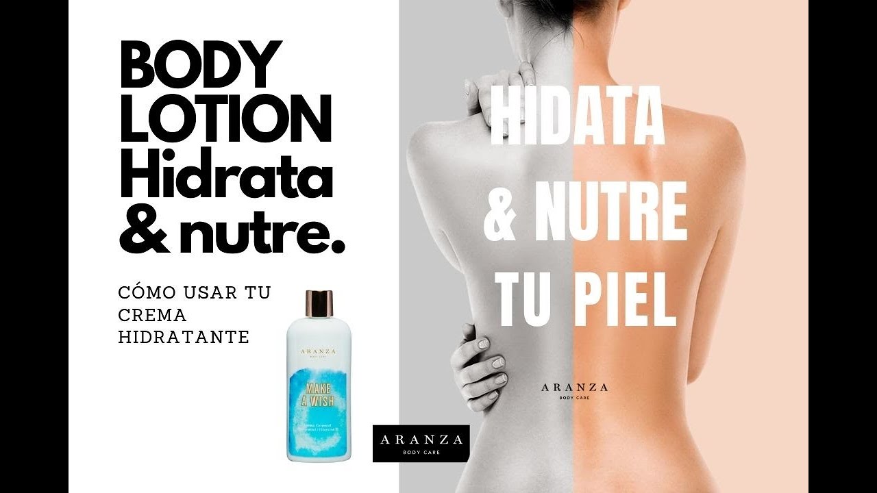 Cómo usar mi BODY LOTION YouTube