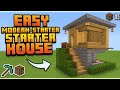 How to Build an 8 MINUTE Starter House! (Easy &amp; Modern)