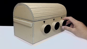 How to Make a Treasure Chest with 3 Digit Password DIY