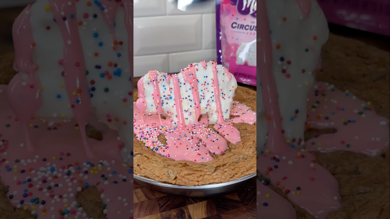 Circus animal cookie pie 🍪 