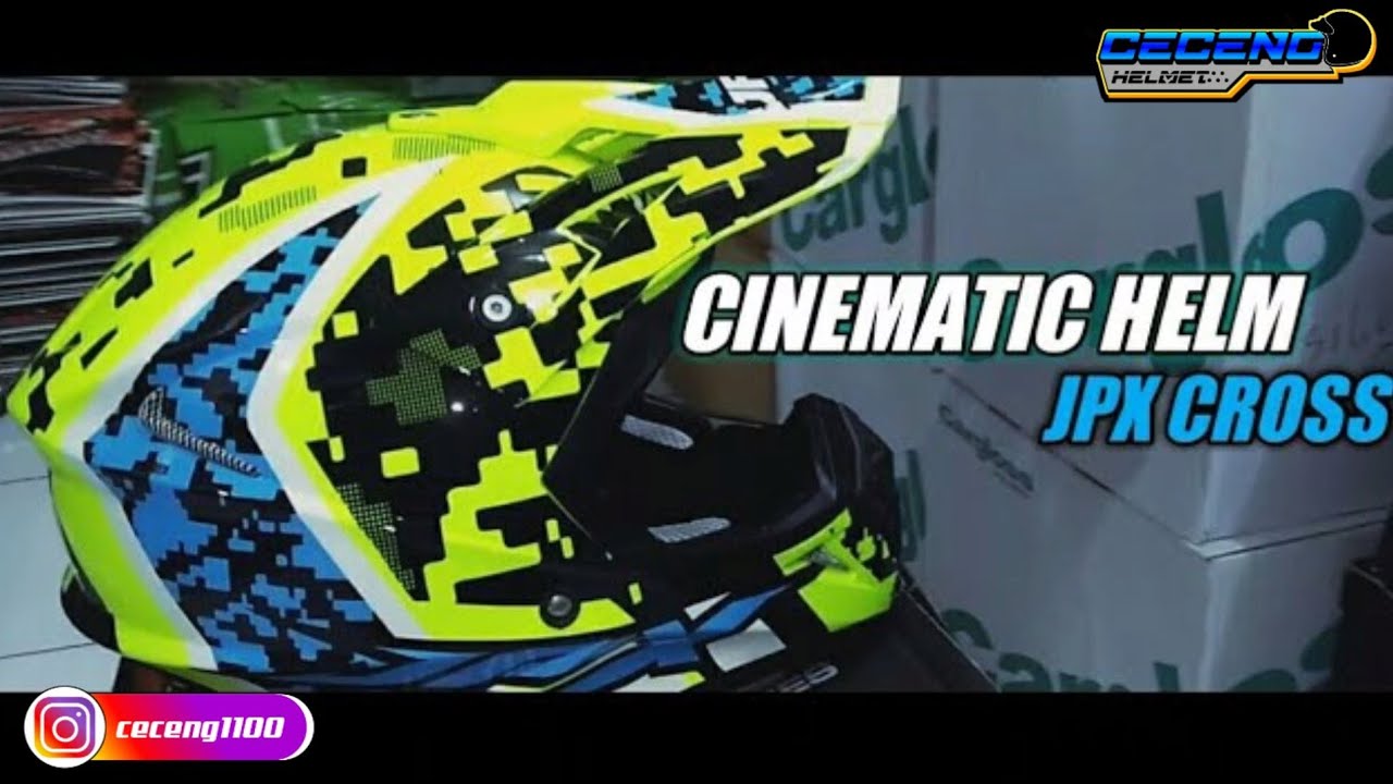 HELM JPX CROSS X24 YELLOW ‼ 